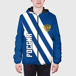 Куртка с капюшоном мужская RUSSIA SPORT, цвет: 3D-черный — фото 2