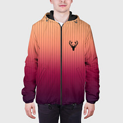 Куртка с капюшоном мужская The Gradient Of Deer, цвет: 3D-черный — фото 2