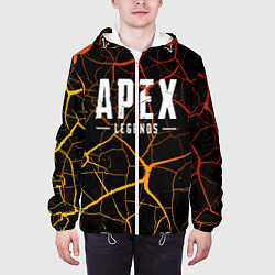 Куртка с капюшоном мужская Apex Legends, цвет: 3D-белый — фото 2