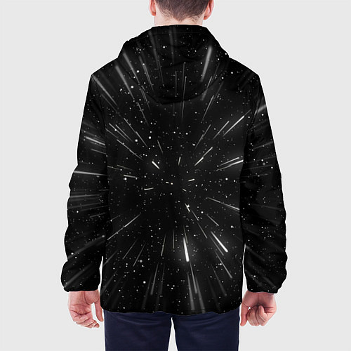 Мужская куртка 3D, Космос / 3D-Черный – фото 4
