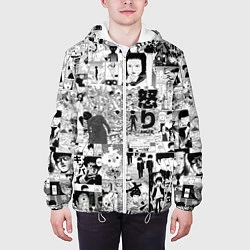Куртка с капюшоном мужская МОБ ПСИХО 100, цвет: 3D-белый — фото 2
