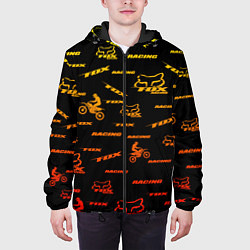 Куртка с капюшоном мужская Форма для мотокросса FOX, цвет: 3D-черный — фото 2
