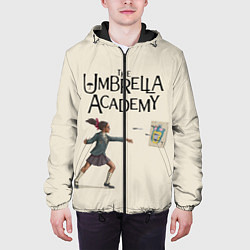 Куртка с капюшоном мужская The umbrella academy, цвет: 3D-черный — фото 2