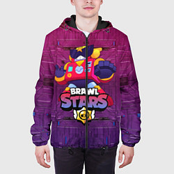 Куртка с капюшоном мужская Surge Brawl Stars, цвет: 3D-черный — фото 2