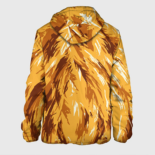 Мужская куртка Взгляд льва / 3D-Белый – фото 2