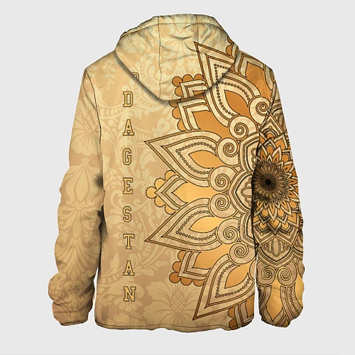 Мужская куртка Дагестан в золоте / 3D-Белый – фото 2