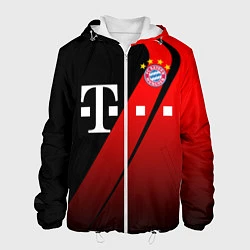 Куртка с капюшоном мужская FC Bayern Munchen Форма, цвет: 3D-белый