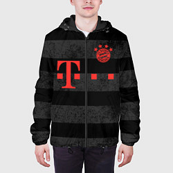 Куртка с капюшоном мужская FC Bayern Munchen, цвет: 3D-черный — фото 2