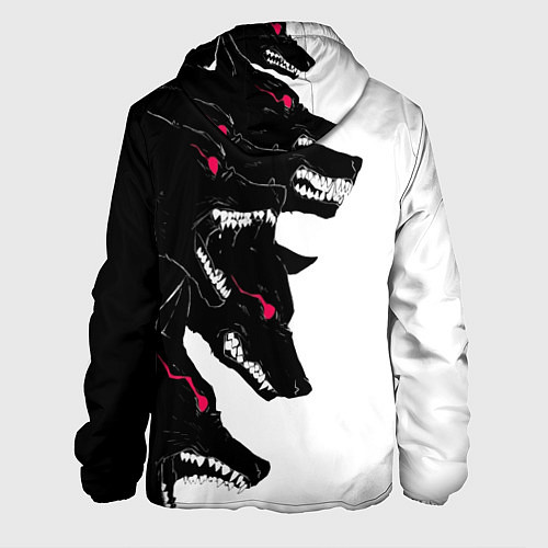 Мужская куртка Волки / 3D-Белый – фото 2
