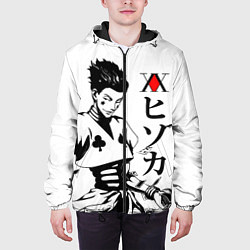 Куртка с капюшоном мужская Hunter x Hunter, Hisoka, цвет: 3D-черный — фото 2