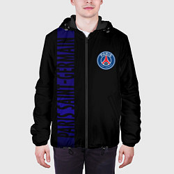 Куртка с капюшоном мужская PSG, цвет: 3D-черный — фото 2
