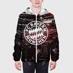 Куртка с капюшоном мужская FC BAYERN MUNCHEN, цвет: 3D-белый — фото 2