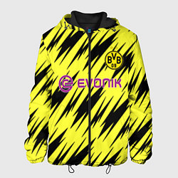 Куртка с капюшоном мужская Borussia 2020-2021 г, цвет: 3D-черный
