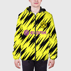 Куртка с капюшоном мужская Borussia 2020-2021 г, цвет: 3D-черный — фото 2