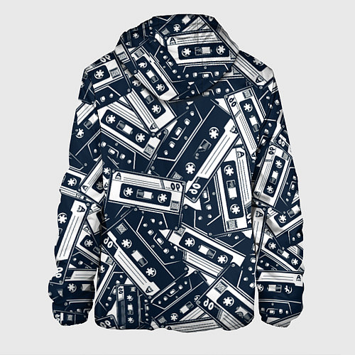 Мужская куртка Retro pattern / 3D-Белый – фото 2