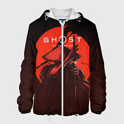 Куртка с капюшоном мужская Ghost of Tsushima, цвет: 3D-белый