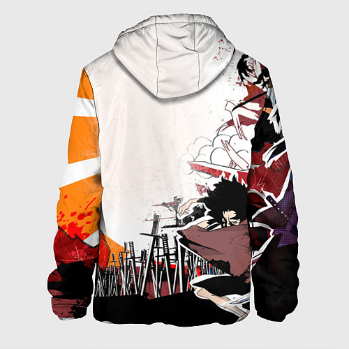 Мужская куртка Афросамурай аниме / 3D-Белый – фото 2