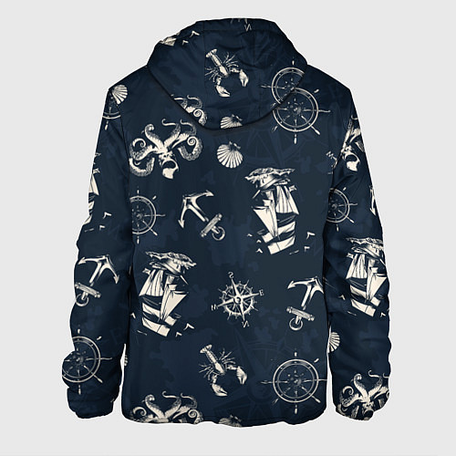 Мужская куртка Nautical art / 3D-Черный – фото 2