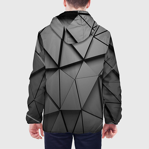 Мужская куртка ABSTRACTION STYLE / 3D-Черный – фото 4