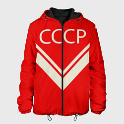Куртка с капюшоном мужская СССР хоккейная форма, цвет: 3D-черный