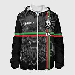 Куртка с капюшоном мужская Таджикистан, цвет: 3D-белый