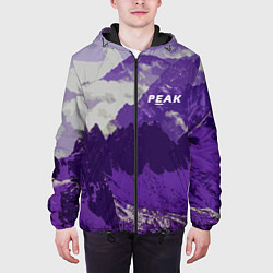 Куртка с капюшоном мужская PEAK, цвет: 3D-черный — фото 2