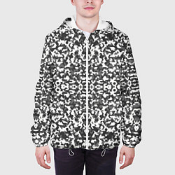 Куртка с капюшоном мужская ГОРОДСКОЙ КАМУФЛЯЖ, цвет: 3D-белый — фото 2