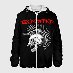Куртка с капюшоном мужская The Exploited, цвет: 3D-белый