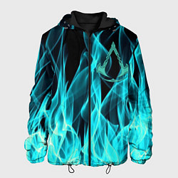 Куртка с капюшоном мужская ASSASSINS CREED VALHALLA, цвет: 3D-черный