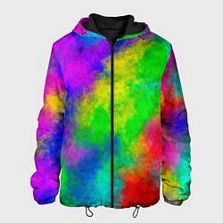 Куртка с капюшоном мужская Multicolored, цвет: 3D-черный