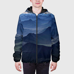 Куртка с капюшоном мужская Горный массив, цвет: 3D-черный — фото 2