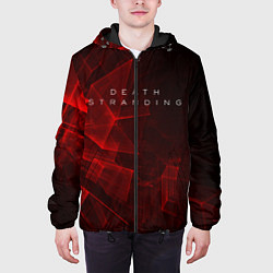 Куртка с капюшоном мужская DEATH STRANDING S, цвет: 3D-черный — фото 2