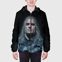 Куртка с капюшоном мужская Ведьмак 2 сезон, цвет: 3D-черный — фото 2