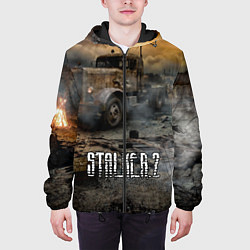 Куртка с капюшоном мужская Stalker 2 Мертвый город, цвет: 3D-черный — фото 2