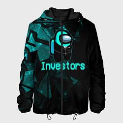 Куртка с капюшоном мужская Among Us Investors, цвет: 3D-черный