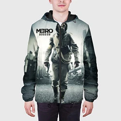 Куртка с капюшоном мужская Metro Сталкер, цвет: 3D-черный — фото 2