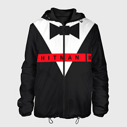 Куртка с капюшоном мужская Hitman III, цвет: 3D-черный