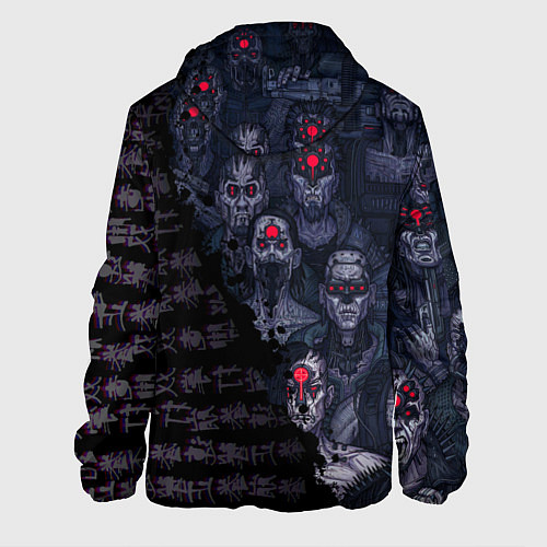 Мужская куртка Cyberpunk 2077 / 3D-Белый – фото 2