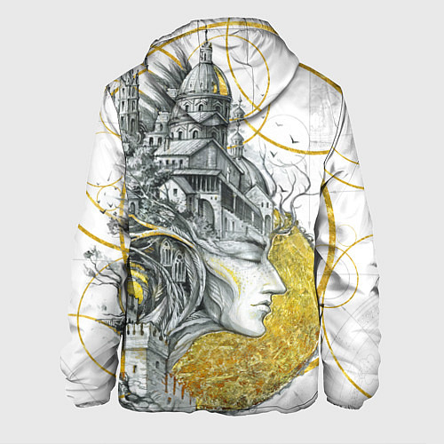 Мужская куртка Мечты города / 3D-Белый – фото 2