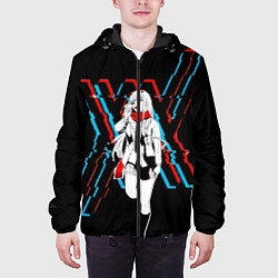 Куртка с капюшоном мужская Любимый во Франксе: XX, цвет: 3D-черный — фото 2
