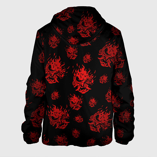 Мужская куртка RED SAMURAI PATTERN / 3D-Белый – фото 2