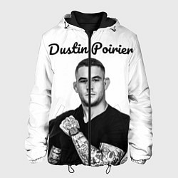 Куртка с капюшоном мужская Dustin Poirier, цвет: 3D-черный