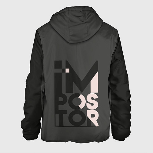 Мужская куртка AMONG US BLACK IMPOSTOR / 3D-Черный – фото 2