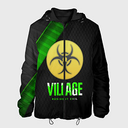 Куртка с капюшоном мужская RESIDENT EVIL :VILLAGE, цвет: 3D-черный