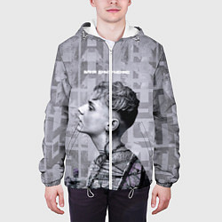 Куртка с капюшоном мужская Ваня Дмитриенко, цвет: 3D-белый — фото 2