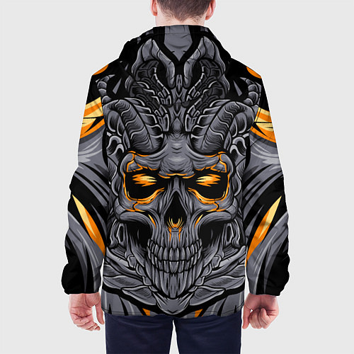 Мужская куртка Череп дьявола / 3D-Черный – фото 4
