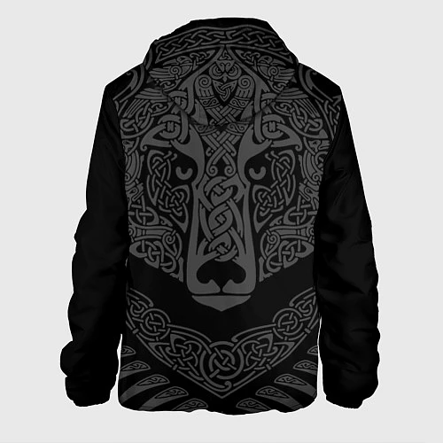 Мужская куртка Медведь / 3D-Черный – фото 2