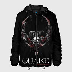 Куртка с капюшоном мужская Quake Champions, цвет: 3D-черный