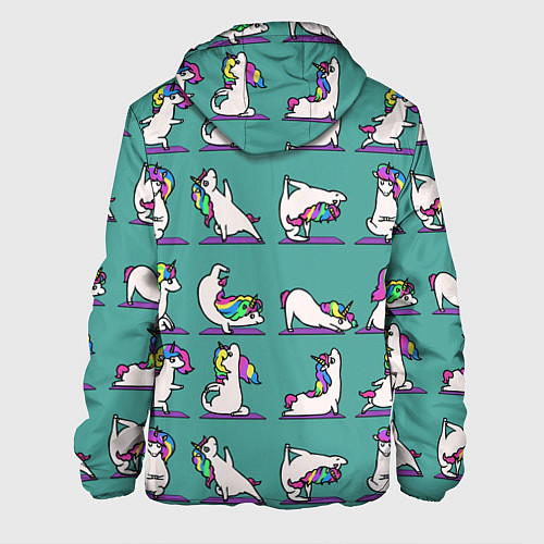 Мужская куртка Единороги Зарядка / 3D-Белый – фото 2