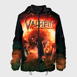 Куртка с капюшоном мужская Valheim, цвет: 3D-черный